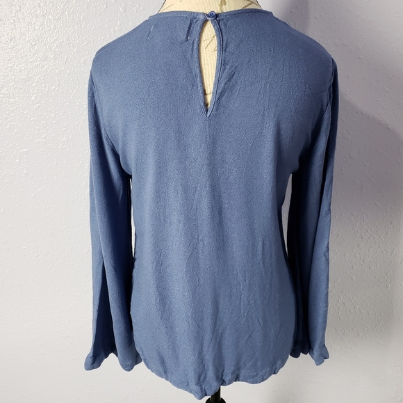 cloth & stone Anthropologie Key Hole Boho Long Sle - Picture 2 of 8